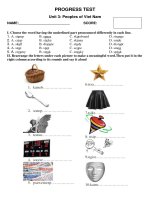 tieng anh lop 8 thi diem unit 3