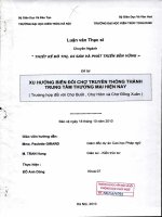Xu hướng biến đổi chợ truyền thống thành trung tâm thương mại hiện nay (trường hợp đối với chợ bưởi, chợ hôm và chợ đồng xuân) (tt) 