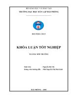 Tính toán thiết kế hệ thống xử lý nước thải nhà máy sản xuất bia, công suất 500m3 ngày đêm   