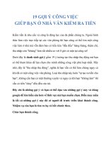 19 cách kiếm tiền tại nhà