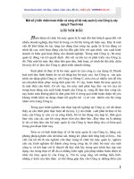 Một số ý kiến nhằm hoàn thiện và củng cố bộ máy quản lý của công ty xây dựng II thanh hoá 