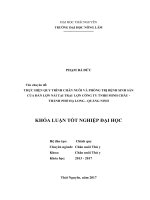 Khảo sát quy trình chăn nuôi và phòng trị bệnh sinh sản của đàn lợn nái tại công ty TNHH minh châu   thành phố hạ long   tỉnh quảng ninh 