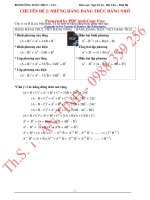 CHỦ đề 2  HẰNG ĐẲNG THỨC anticopy 