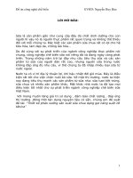 ĐỒ ÁN CÔNG NGHỆ CHẾ BIẾN