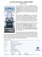 Phân tích môi trường xung quanh ,phân tích ma trận BCG và xây dựng chiến lược kinh doanh cho công ty sữa vinamilk ( 2013) 