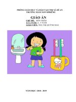 GIÁO ÁN CHỦ đề bản THÂn năm 2018