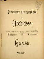 Dictionnaire Iconographique des Orchidées Ada