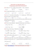 Đề thi thử THPTQG năm 2018   môn toán   THPT lê văn thịnh   bắc ninh   lần 1   file word có lời giải chi tiết 