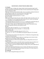 CHUYÊN đề TRUNG BINH CONG 