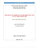 HỆ THỐNG MÁY ATM VÀ THIẾT BỊ PHỤ TRỢ