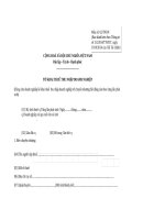 TỜ KHAI THUẾ THU NHẬP DOANH NGHIỆP TT151 2014