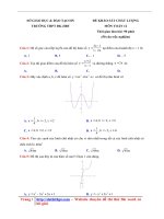 Đề thi thử THPT QG môn toán  THPT đoàn kết hai bà trưng hà nội   2017 2018  file word có lời giải chi tiết 