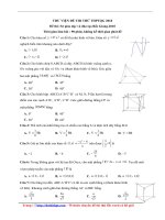 Đề thi thử THPTQG năm 2018 môn toán sở GDĐT bắc giang lần 1 file word có lời giải chi tiết 