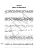 IELTS academic reading sample 72   bakelite the birth of modern plastics 