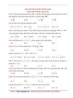 Đề thi thử THPTQG năm 2018   môn toán   THPT thăng long   hà nội   lần 1   file word có lời giải chi tiết 