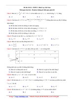 Đề thi thử THPTQG năm 2018   môn toán   THPT bình lục c – hà nam   lần 1   file word có lời giải chi tiết doc 