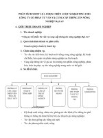  phân tích SWOT lựa chọn chiến lược marketing cho công ty cổ phần tư vấn và cung cấp thông tin nông nghiệp đại an 