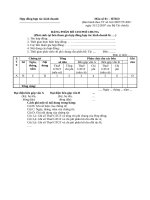 BẢNG PHÂN BỔ CHI PHÍ CHUNG_HĐ HỢP TÁC KINH DOANH_TT161.2007