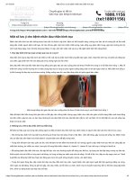 Một số lưu ý cho bệnh nhân đau thần kinh tọa