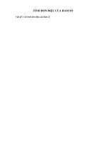 chuyen de tinh don dieu, CUC TRỊ cua ham so(gv) 