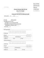 TỜ KHAI QUYẾT TOÁN THUẾ THU NHẬP DOANH NGHIỆP TT151 2014