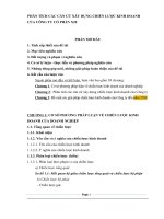  đề cương luận văn  thạc sĩ PHÂN TÍCH các căn cứ xây DỰNG CHIẾN lược KINH DOANH của CÔNG TY cổ PHẦN x20 