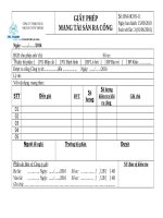 Giấy phép mang tài sản ra cổng