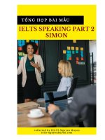 Tong hop bai mau   IELTS speaking part 2