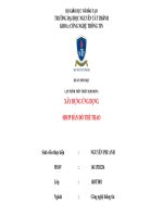 XÂY DỰNG ỨNG DỤNG SHOP bán đồ THỂ THAO 