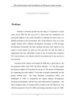 Tiểu luận tiếng anh the achievements and limitations of vietnams stock market