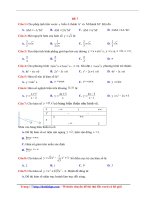 Đề thi thử THPTQG năm 2018   môn toán   megabook   đề số 7   file word có lời giải chi tiết 