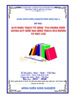 Đưa nghệ thuật vẽ hình vào phương pháp giảng dạy giúp học sinh thuộc bài nhanh và nhớ lâu