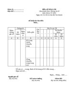 sổ nhật ký thu tiền