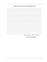 Nghiên cứu đặc điểm kết cấu, xây dựng quy trình kiểm tra sửa chữa ly hợp và hộp số trên xe ford transit