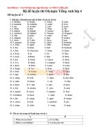 bo de luyen thi olympic tieng anh lop 4 