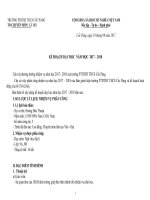 KẾ HOẠCH GIẢNG DẠY VĂN 9 ĐỊA LÍ 9