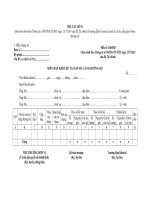 BIÊN BẢN KIỂM KÊ TÀI SẢN HẠ TẦNG ĐƯỜNG BỘ_TT98.2014