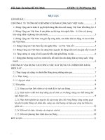 Tiểu luận tư tưởng hồ chí minh vận dụng tư tưởng hồ chí minh về đảng cộng sản vào công cuộc xây dựng và chỉnh đốn đảng hiện nay 