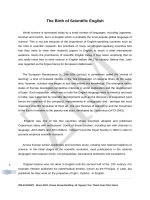 IELTS academic reading sample 73   the birth of scientific english 