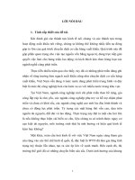 Lợi thế cạnh tranh và các yếu tố ảnh hưởng đến chuyển dịch cơ cấu hàng xuất khẩu của việt nam 