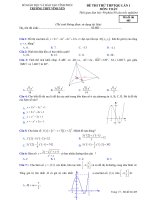 Đề thi thử THPTQG 2019 môn toán trường THPT vĩnh yên – vĩnh phúc lần 1 