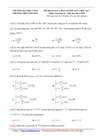 Đề thi thử THPT QG môn toán năm học 2017 2018 THPT chuyên đại học vinh nghệ an file word có lời giải chi tiết 