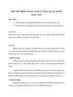 HÔN mê NHIỄM CETON ACID và TĂNG áp lực THẨM THẤU máu 