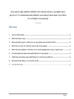 XÂY DỰNG hệ THỐNG THÔNG TIN NHẰM NÂNG CAO HIỆU QUẢ QUẢN lý và KINH DOANH TRONG GIAI đoạn 2012 2016 tại CÔNG TY cổ PHẦN NAM dược 