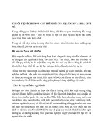 CHUỖI TIỆN ÍCH ĐẲNG cấp THẾ GIỚI của dự án NOVA HILL mũi né