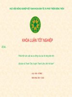 Phát triển sản xuất rau vụ đông của các hộ nông dân trên địa bàn xã thanh tâm, huyện thanh liêm, tỉnh hà nam 