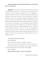  phân biệt sự giống và khác nhau giữa chiến lược và quản trị chiến lược cho ví dụ minh họa e 