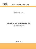 TCVN 5053 1990 màu sắc tín hiệu và dấu hiệu an toàn