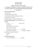 Skkn Hệ thống lý thuyết và phương pháp giải các bài toán cơ học chất lỏng bồi dưỡng học sinh giỏi Quốc gia, Quốc tế