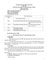 DAY HOC THEO CHU DE HAM SO VA DO THI HAM SO BAC NHAT